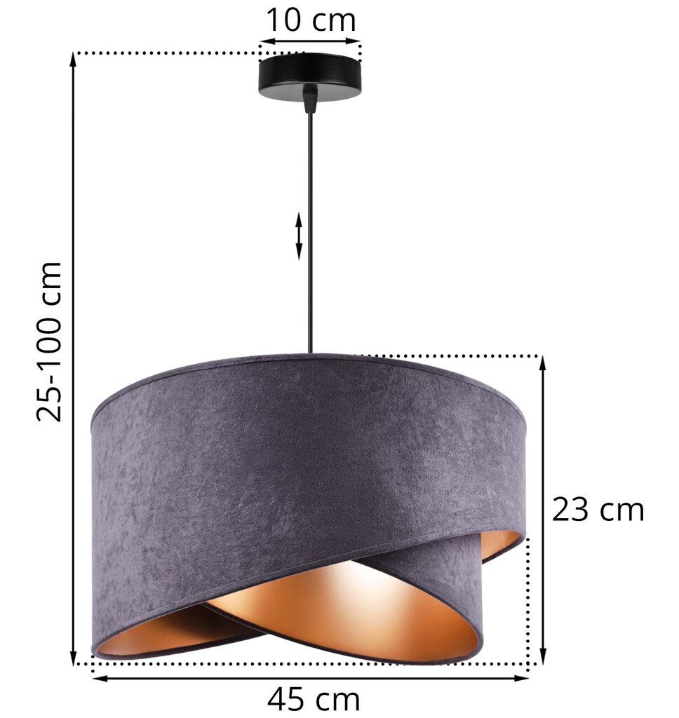 Griestu lampa, LightHome цена и информация | Piekaramās lampas | 220.lv