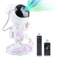 Аккумуляторный проектор галактик и звезд Astronaut с динамиком Bluetooth цена и информация | Праздничные декорации | 220.lv