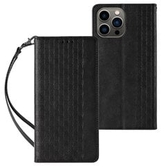 Чехол с магнитным ремешком Case pro iPhone 14 Pro Max с откидным кошельком, мини-шнур, подставка, розовый цена и информация | Чехлы для телефонов | 220.lv