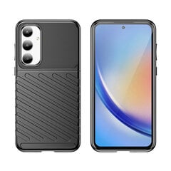 Бронированный чехол Thunder Case для Samsung Galaxy A35 - черный цена и информация | Чехлы для телефонов | 220.lv