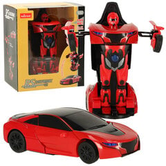 Transformers GIMMIK Mini Die Cast 1:32 RTR sarkans цена и информация | Конструктор автомобилей игрушки для мальчиков | 220.lv