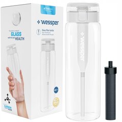 Wessper ActiveMax stikla pudele ar filtru cena un informācija | Virtuves piederumi | 220.lv