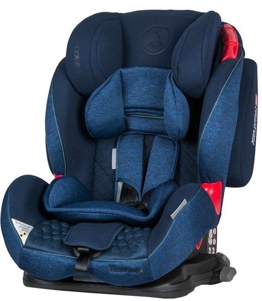 Auto sēdeklis Coletto Vivaro Isofix, 9-36 kg, navy cena un informācija | Autokrēsliņi | 220.lv