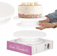 Вращающаяся подставка для украшения тортов цена и информация | Посуда, тарелки, обеденные сервизы | 220.lv