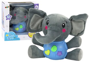 Interaktīvas plīša ziloņu Lean Toys cena un informācija | Mīkstās (plīša) rotaļlietas | 220.lv