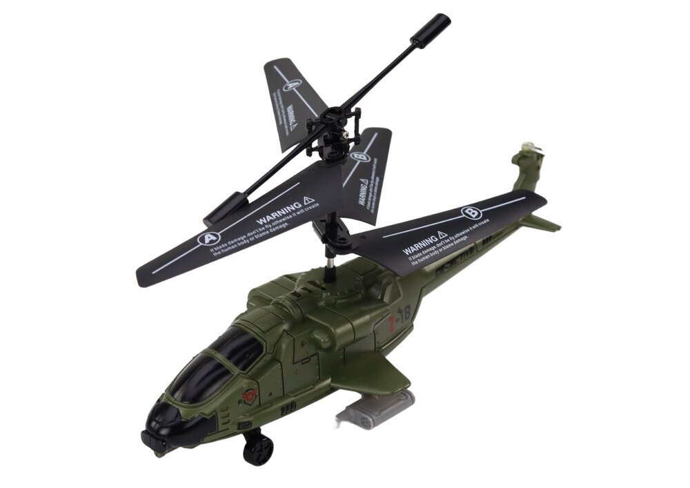 RC militārais helikopters Lean Toys cena un informācija | Rotaļlietas zēniem | 220.lv