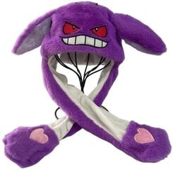 Cepure Bunny Ears Gengar cena un informācija | Cepures, cimdi, šalles meitenēm | 220.lv