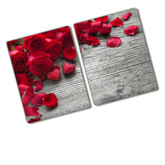 Griešanas dēlis Sarkanas rozes, 40x52cm цена и информация | Pазделочные доски | 220.lv