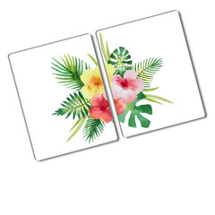 Griešanas dēlis Ziedi Havaju salās, 40x52cm цена и информация | Pазделочные доски | 220.lv