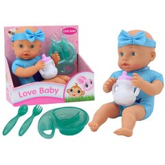 Lelle ar aksesuāriem Lean Toys Love Baby цена и информация | Игрушки для девочек | 220.lv