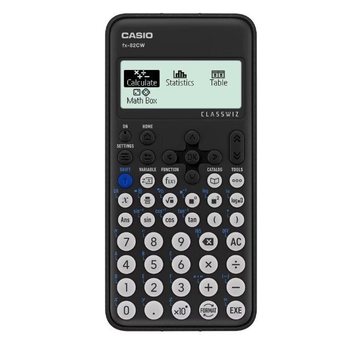 Zinātniskais kalkulators Casio FX-82CW cena un informācija | Kancelejas preces | 220.lv