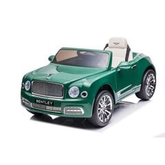 Vienvietīgs elektroauto Bentley Mulsanne Lean Car, zaļš цена и информация | Электромобили для детей | 220.lv
