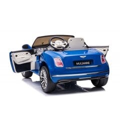 Vienvietīgs elektroauto Bentley Mulsanne Lean Car, zils cena un informācija | Bērnu elektroauto | 220.lv