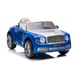 Vienvietīgs elektroauto Bentley Mulsanne Lean Car, zils цена и информация | Электромобили для детей | 220.lv