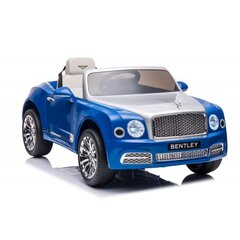 Vienvietīgs elektroauto Bentley Mulsanne Lean Car, zils cena un informācija | Bērnu elektroauto | 220.lv