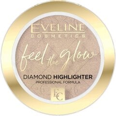 Izgaismotājs Eveline Cosmetics Feel the Glow Diamond 4.2g, 02 beach glow цена и информация | Пудры, базы под макияж | 220.lv