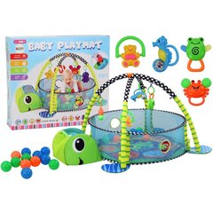 Paklājs mazuļiem Lean Toys 3in1 Bruņurupucis цена и информация | Развивающие коврики | 220.lv