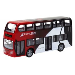 Divstāvu autobuss ar tālvadības pulti Lean Toys cena un informācija | Rotaļlietas zēniem | 220.lv