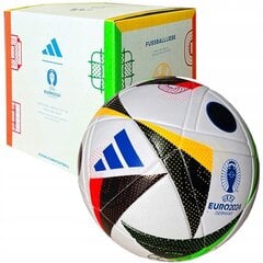 Futbola bumba ar kasti Adidas Euro24 IN9369, 5. izmērs цена и информация | Футбольные мячи | 220.lv