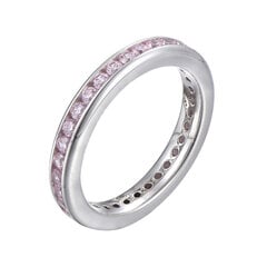 Серебряное кольцо с цирконами Brasco 57151 цена и информация | Кольца | 220.lv