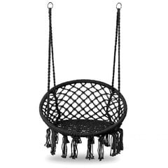 Подвесное кресло Черный цвет цена и информация | скамейка со столиком | 220.lv