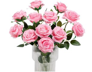 Mākslīgā roze, 5 gab. cena un informācija | Mākslīgie ziedi | 220.lv