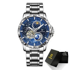 Nerūsējošā tērauda ūdensizturīgs vīriešu pulkstenis GL895 цена и информация | Мужские часы | 220.lv