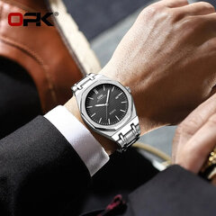 Мужские часы OPK из нержавеющей стали, водонепроницаемые. цена и информация | Мужские часы | 220.lv