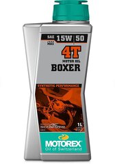 Eļļa Motorex Boxer 4T 15W50, 1L cena un informācija | Motoreļļas | 220.lv
