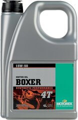 Eļļa Motorex Boxer 4T 15W50, 4L cena un informācija | Motoreļļas | 220.lv