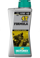 Eļļa Motorex Formula 4T 10W40, 1L cena un informācija | Motoreļļas | 220.lv