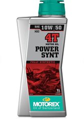Масло Motorex Power Synt 4T 10W50 1 L цена и информация | Моторное масло | 220.lv