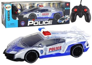 Radiovadāma policijas automašīna Lean Toys, 1:16 cena un informācija | Rotaļlietas zēniem | 220.lv