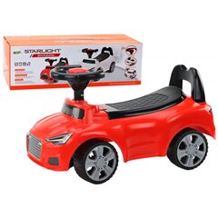 Auto ar atzveltni Lean Toys, sarkans cena un informācija | Rotaļlietas zīdaiņiem | 220.lv