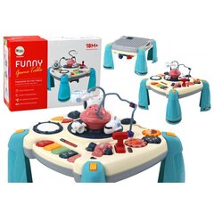 Aktivitāšu galds Lean Toys, zils цена и информация | Игрушки для малышей | 220.lv