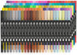 Divpusējie akvareļkrāsas marķieri Ūdens pildspalvas, 120 krāsas цена и информация | Modelēšanas un zīmēšanas piederumi | 220.lv