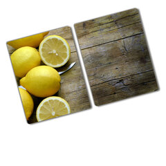 Griešanas dēlis Citroni uz koka, 40x52cm cena un informācija | Griešanas dēlīši | 220.lv