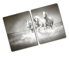 Griešanas dēlis Baltie zirgi, 40x52cm цена и информация | Pазделочные доски | 220.lv