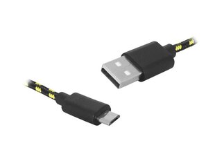 Кабель PS USB-microUSB, 1 м, розовый. цена и информация | Кабели для телефонов | 220.lv