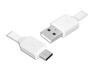 Кабель PS USB - Type-C 1 м, плоский, синий. цена и информация | Кабели для телефонов | 220.lv