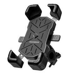 Rockbros 25210030007 handlebar phone holder - black цена и информация | Держатели для телефонов | 220.lv