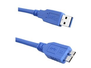 Кабель PS USB 3.0 AM|micro BM, 1,8 м. цена и информация | Кабели для телефонов | 220.lv