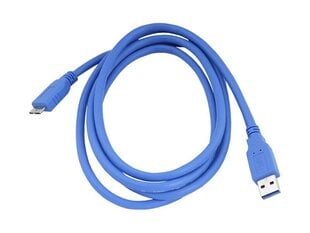 PS USB 3.0 AM|micro BM kabelis, 1,8 m. cena un informācija | Savienotājkabeļi | 220.lv