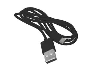 Кабель PS USB-micro USB 1м, черный, HQ. цена и информация | Кабели для телефонов | 220.lv