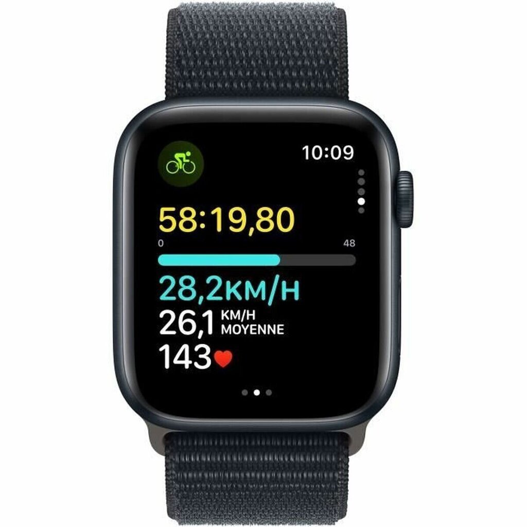 Apple Watch SE 44mm Sport Loop Midnight/Midnight cena un informācija | Viedpulksteņi (smartwatch) | 220.lv