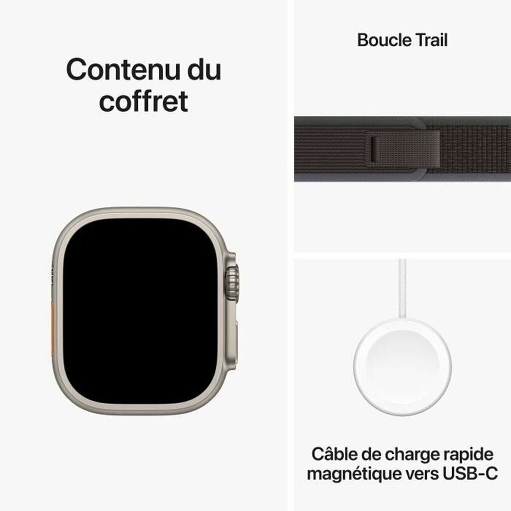 Apple Watch Ultra 2 Blue/Black Trail Loop цена и информация | Viedpulksteņi (smartwatch) | 220.lv