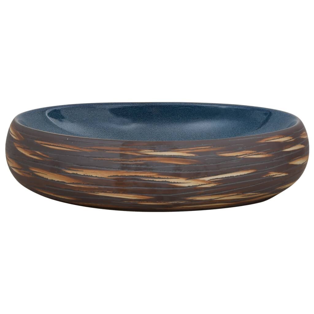 Keramikas izlietne uz galda virsmas 59x40x15 цена и информация | Izlietnes | 220.lv