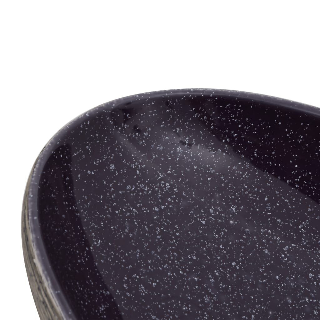 Keramikas izlietne 59x40x14cm, violeta/pelēka cena un informācija | Izlietnes | 220.lv