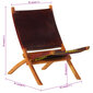 Saliekams atpūtas krēsls, brūns cena un informācija |  Tūrisma mēbeles | 220.lv