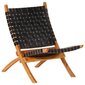 Saliekams atpūtas krēsls, melns цена и информация |  Tūrisma mēbeles | 220.lv